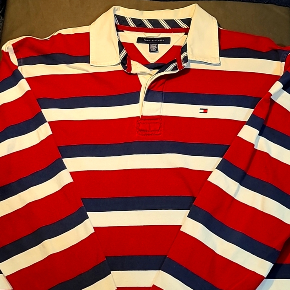 Tommy Hilfiger Men's Long Sleeve Shirt VINTAGE size 2xl